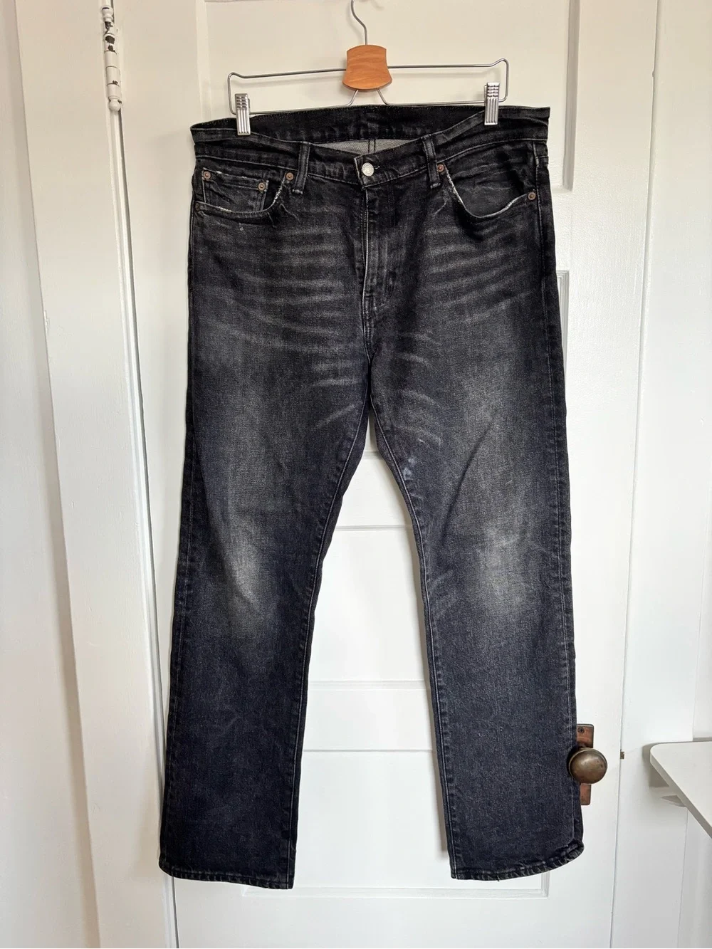 Levi’s 504 Men's Black Washed Jeans W34xL32